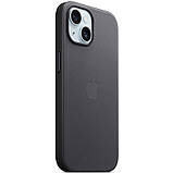 Чохол FineWoven (AAA) with MagSafe для Apple iPhone 15 Plus (6.7") Black, фото 3