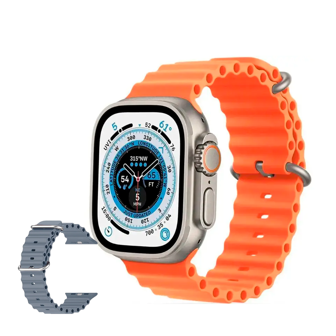 Смартгодинник Smart Watch ULTRA 2 AMOLED 49 мм + з ремінцем силіконовим