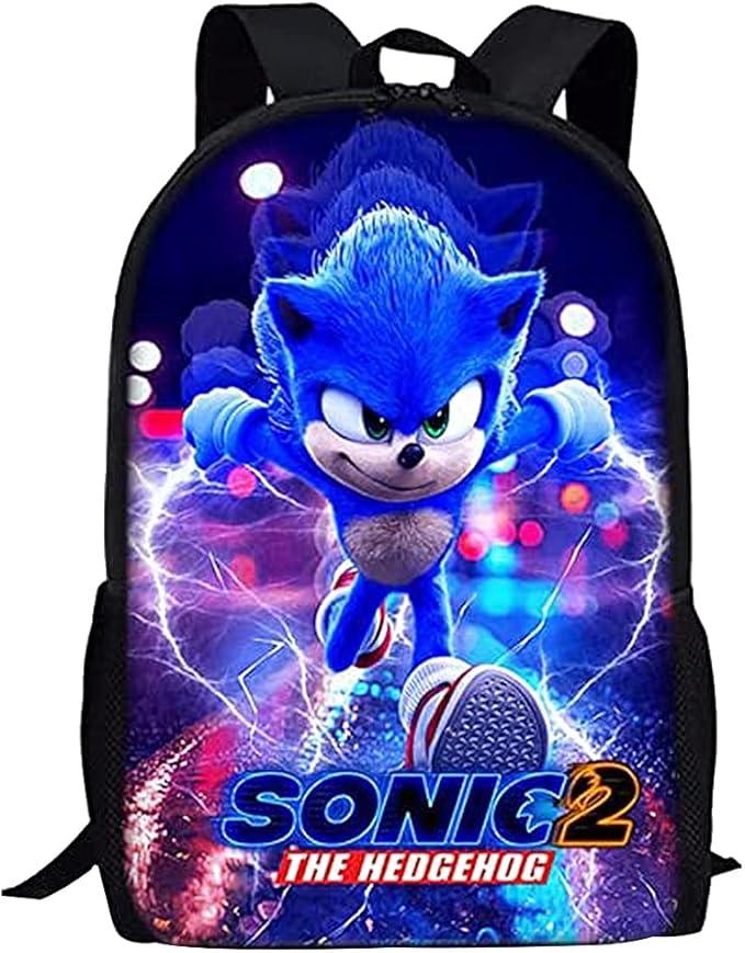 Рюкзак для школи з принтом Сонек Sonic the Hendehog 2, фото 1