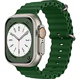 Смартгодинник Smart Watch ULTRA 2 AMOLED 49 мм Зелений + з ремінцем силіконовим, фото 2