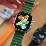 Смартгодинник Smart Watch ULTRA 2 AMOLED 49 мм Зелений + з ремінцем силіконовим, фото 3