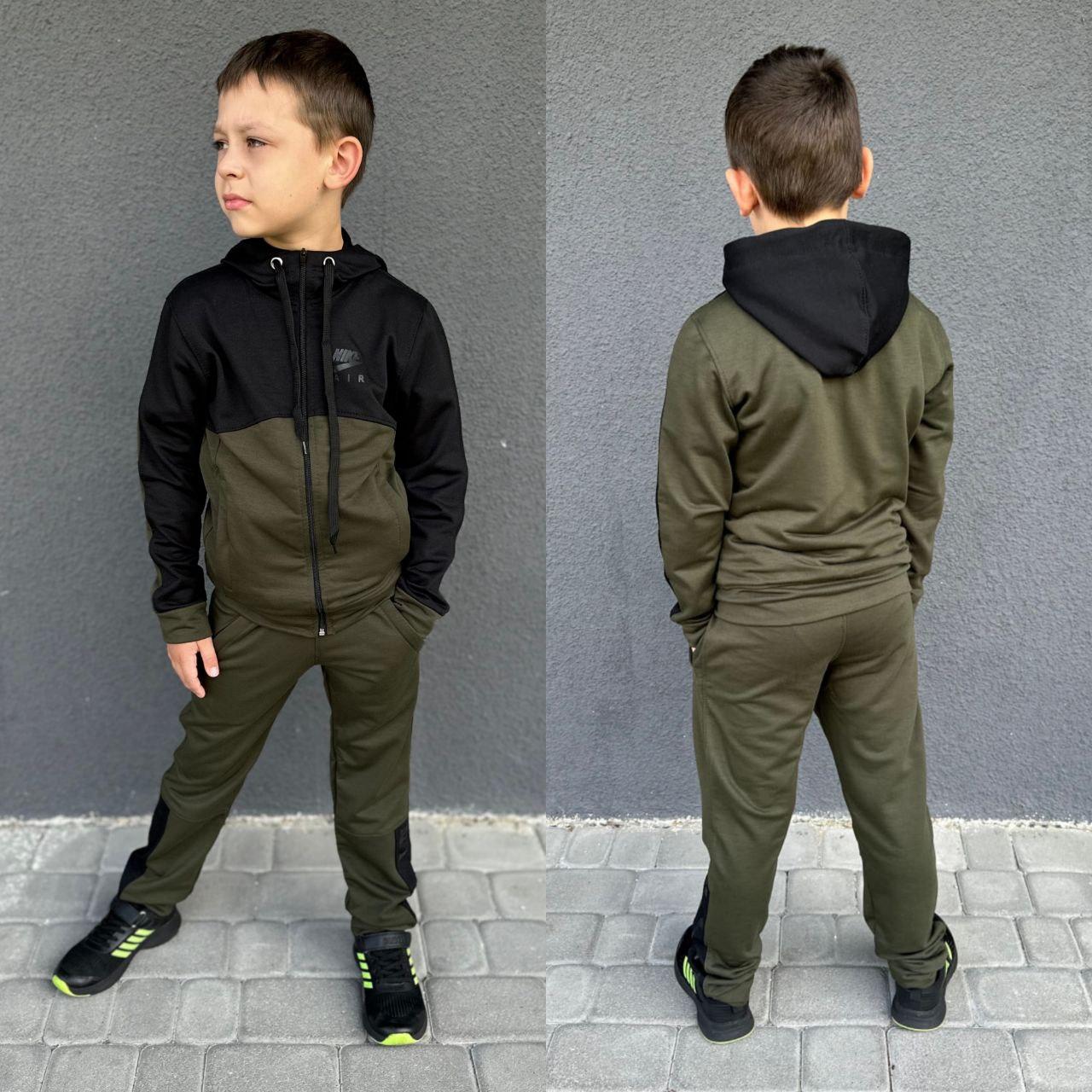 Спортивний Костюм на хлопчика 146 см 001802 Хакі