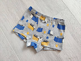 Комплект дитячих трусиків боксери на хлопчика 2-10 років, набір із 3 штук, арт. ТМ022, фото 5