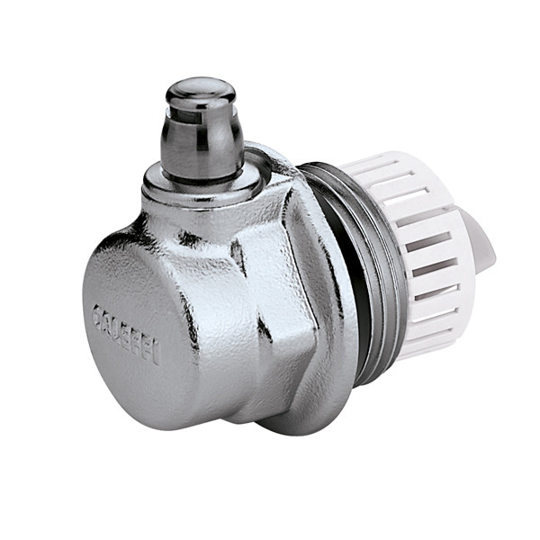 Повітровідвідник кутовий радіаторний Caleffi AERCAL DN 1" (правий) автоматичний поплавковий 507611, фото 1