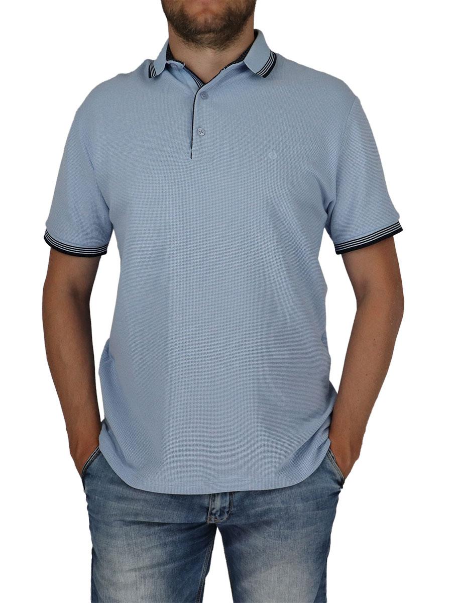 Блакитна чоловіча тініска Fabiani 3951 blue, фото 1