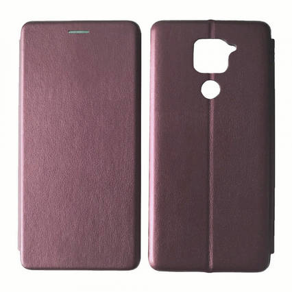 Чехол книжка для Xiaomi Redmi Note 9 Марсала, фото 1