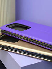 Чехол книжка для Xiaomi Redmi Note 9 Синий, фото 4