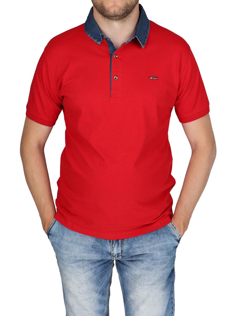 Червона чоловіча теніска Fabiani 4740 Red, фото 1