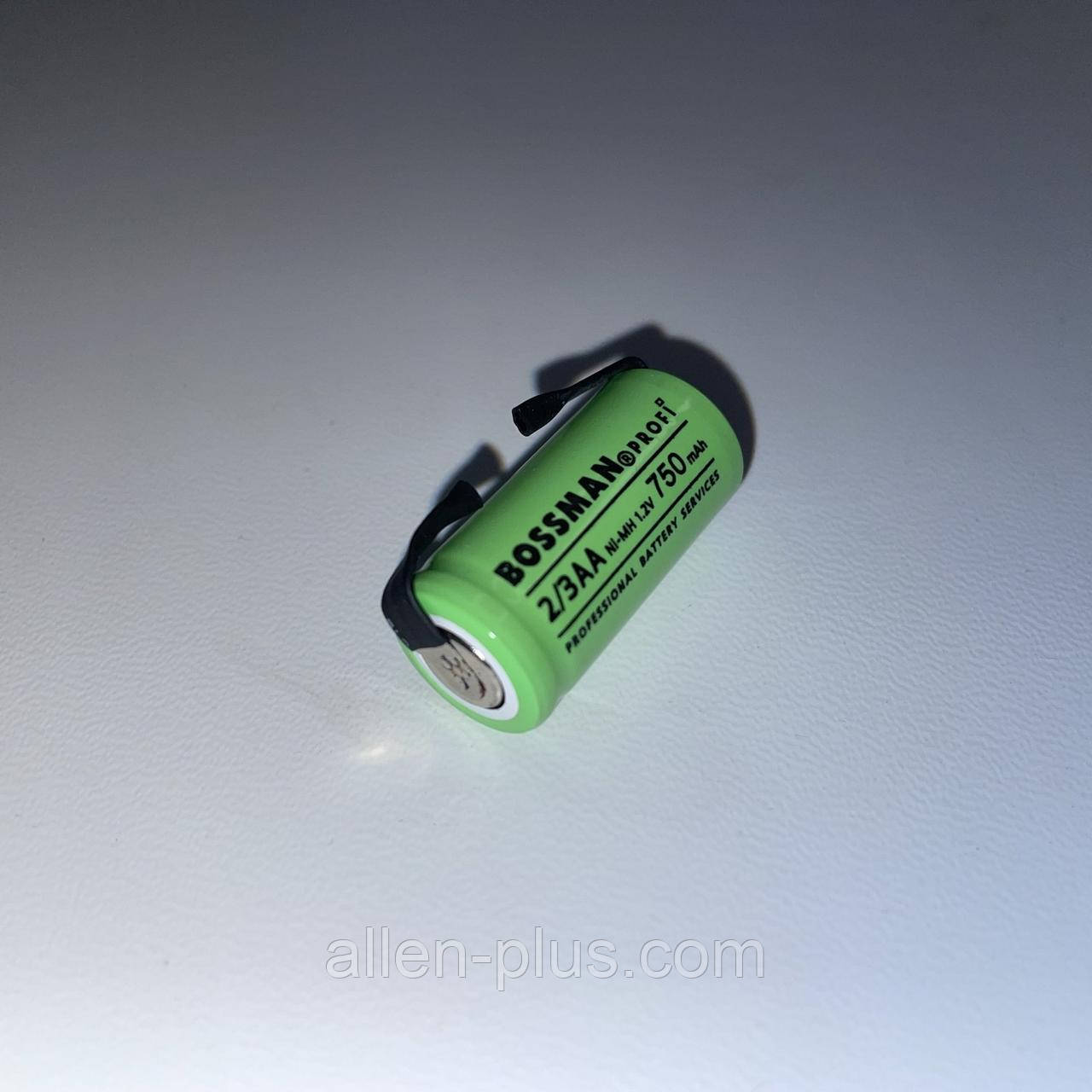 Акумулятор технічний із пелюстками BOSSMAN PROFI Ni-MH 2/3AA 1,2V 750mAh