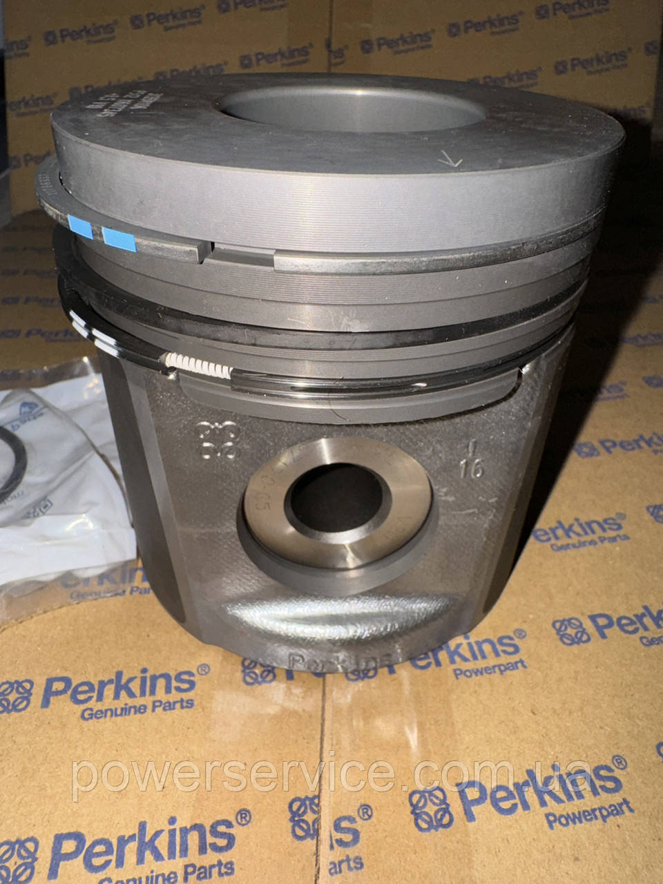 Оригінальний поршень з кільцями (+0,5 мм) 4115P012,02/203205,288-9942 Perkins,Перкінс