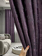 Штора Мрамор Ibitza - фіолетовий