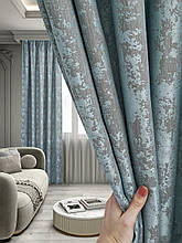 Штора Мрамор Ibitza - бірюза