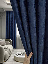 Штора Мрамор Ibitza - синій