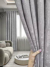 Штора Мрамор Ibitza - світло сірий