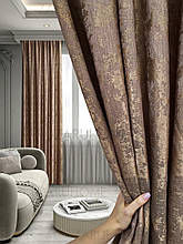 Штора Мрамор Ibitza - темний беж