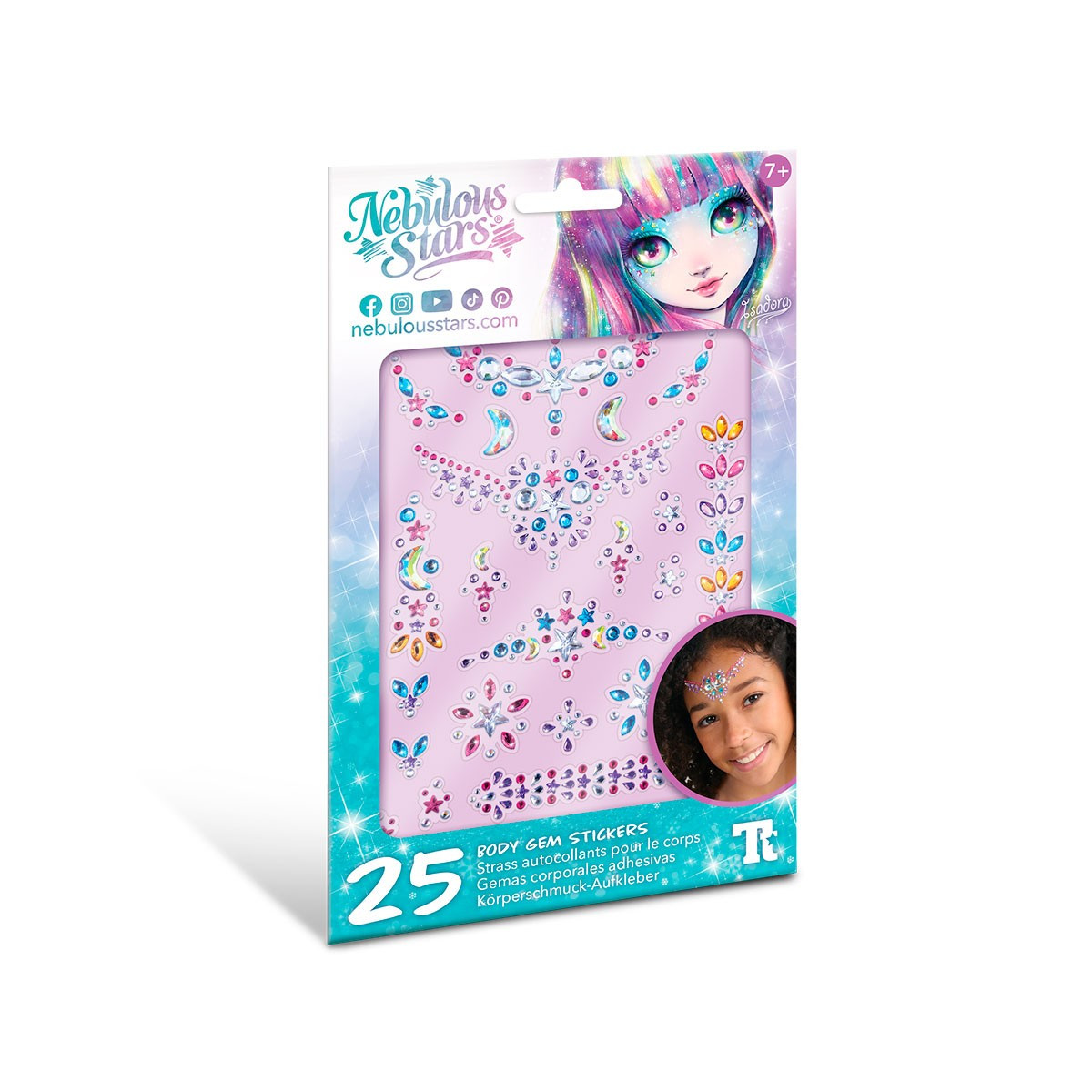 Набір кристалів для тіла – Боді–арт: Зоряні візерунки, фото 1