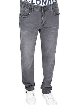 Сірі тонкі чоловічі джинси Cen-cor CNC-1668 C-1316 Antrasit