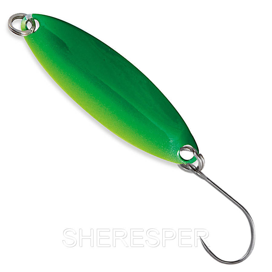 Блешня-коливалка Nomura Isei Riu Spoon 2,3 гр. Dark Green Yellow Stripes