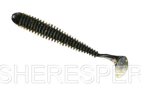 Силікон Nomura Gator (їстівний) 87,5 мм 5 г. колір-036 (golden glitter) 8 шт.