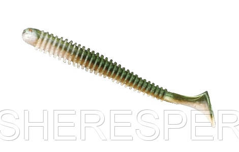 Силікон Nomura Gator (їстівний) 75 мм 2,5 гр. колір-039 (grey head) 10 шт.