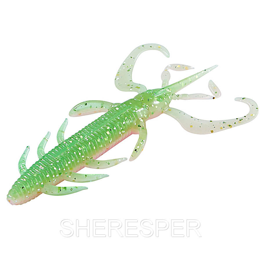 Силікон Balzer Shirasu Mad Crab 8г. 8см Electric Chicken (їстівний)