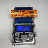 Акумулятор високотоковий BOSSMAN Profi Li-Ion INR21700-40S (без захисту) 4000 mAh (ток 40А), фото 7