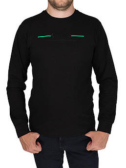 Чорний чоловічий батник Emporio Valentini A-3700 Black