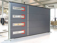 Секційні гаражні ворота в неповторному стилі