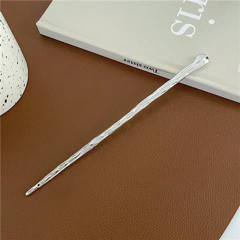 Палички металеві сірі для волосся. Шпилька паличка для волосся. Металева китайська шпилька для волосся, фото 1