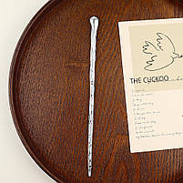 Палички металеві сірі для волосся. Шпилька паличка для волосся. Металева китайська шпилька для волосся, фото 4