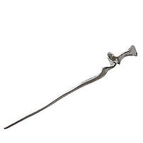 Китайські палички-шпильки з металу для волосся. Китайська паличка для волосся. Красиві палички для волосся, фото 2