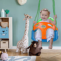 Дитячі садові гойдалки зі шлейками 3 в 1 MalPlay, фото 4