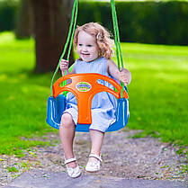 Дитячі садові гойдалки зі шлейками 3 в 1 MalPlay, фото 5