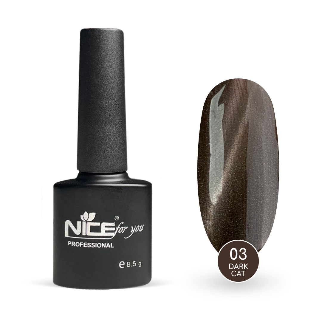 Гель-лак Nice for you Dark Cat №03 8.5 г