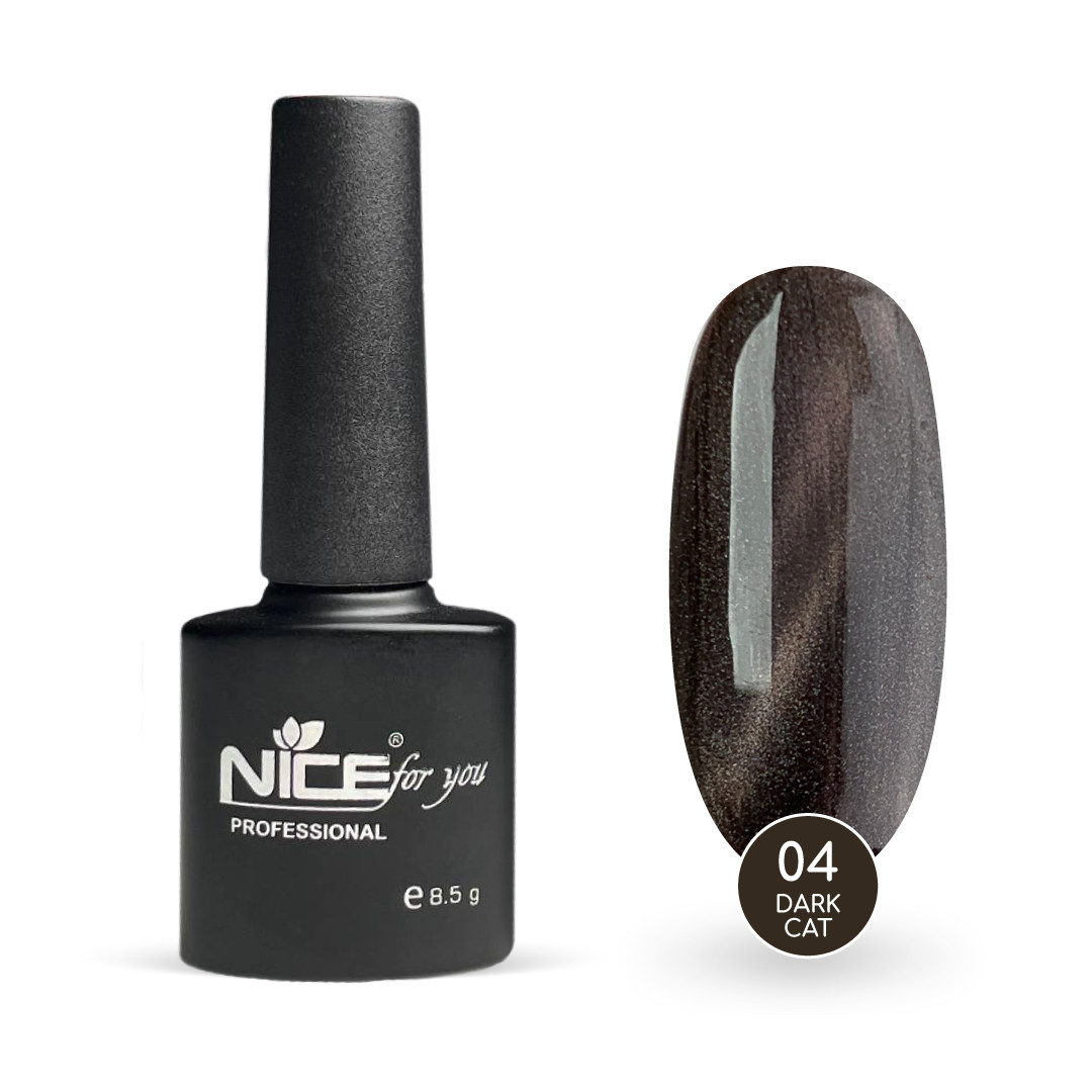 Гель-лак Nice for you Dark Cat №04 8.5 г