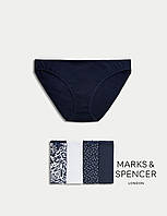 Набір бавовняні трусики Marks&Spencer низька посадка модель бікіні bikinis 5 шт в упаковці
