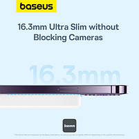 Повербанк бездротовий з MagSafe Baseus Magnetic Mini Air 6000mAh 20W Type-C білий (P10059002223-00), фото 5