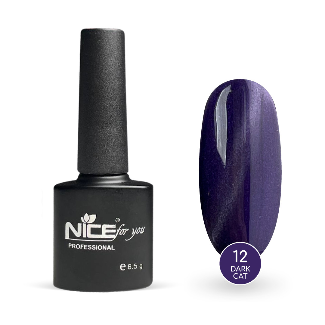 Гель-лак Nice for you Dark Cat №12 8.5 г