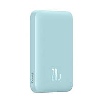 Зовнішній акумулятор з бездротовою зарядкою Baseus Magnetic 20W 6000mAh для iPhone 12/13/14/15 Blue, фото 9
