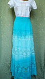 Спідниця жіноча, літня, бавовна прошва. Індія L/XL (46-50)., фото 2