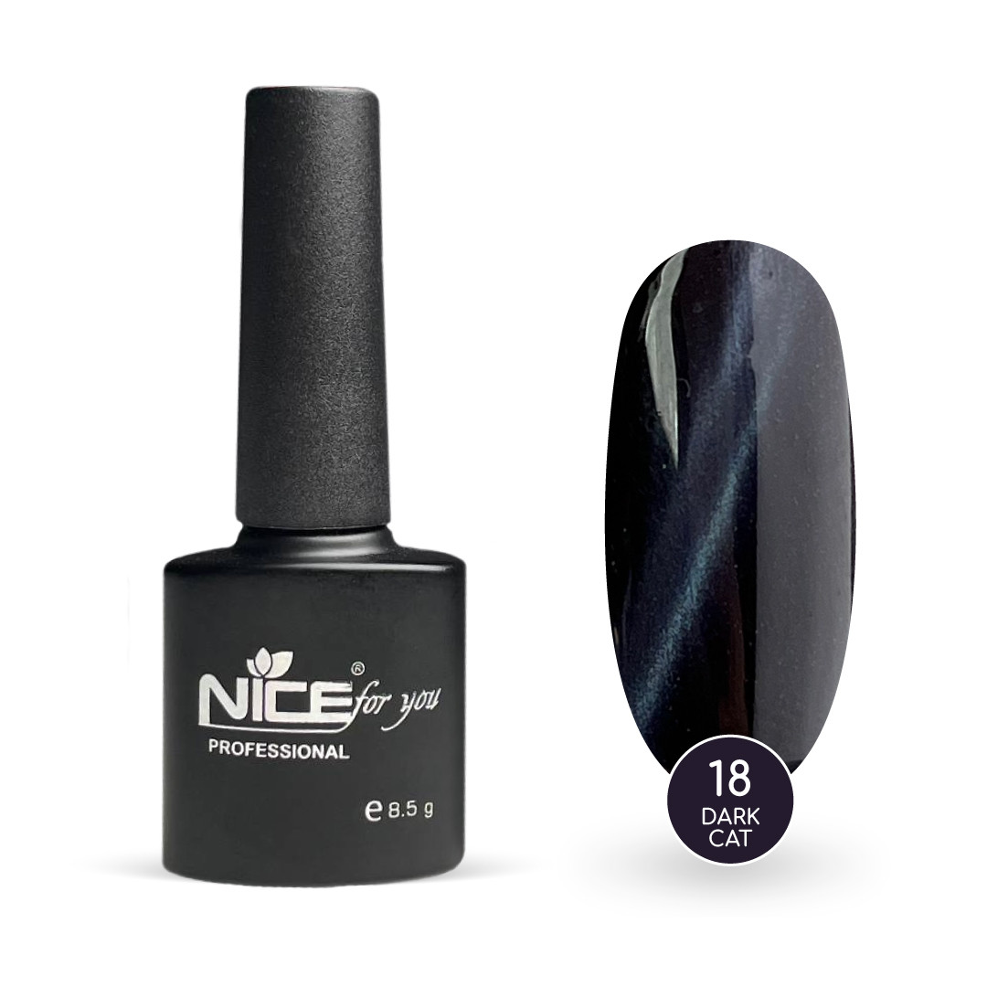 Гель-лак Nice for you Dark Cat №18 8.5 г