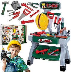 Набір для хлопчиків дитяча майстерня з каскою MalPlay Tinkerer