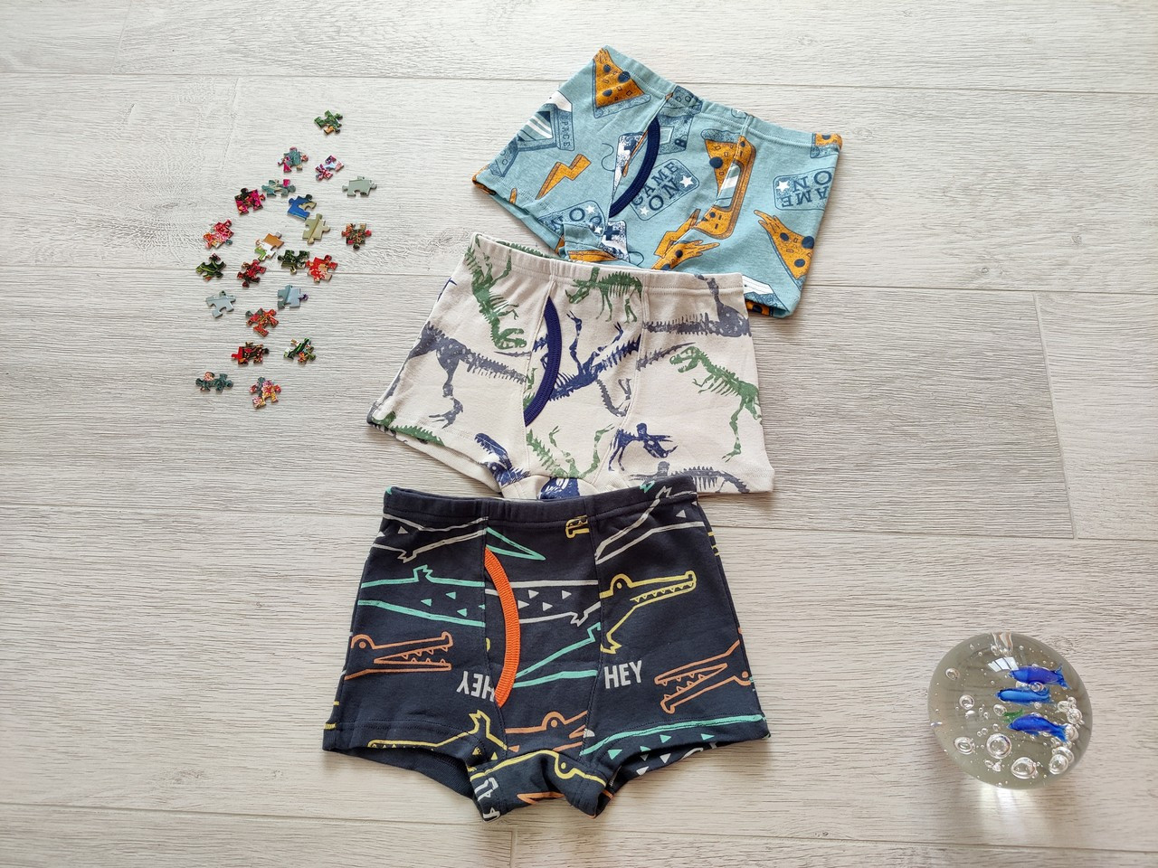 Дитячі труси боксери для хлопчика 2-9 років набір із 3 пар, арт. ТМ024