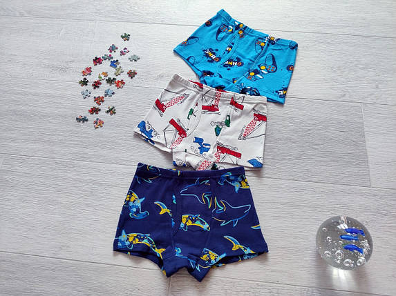 Труси боксери для хлопчика 2-7 років, набір 3 пари, арт. ТМ025, фото 1
