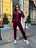 Жіночий весняний костюм велюровий новинка 2024, фото 4