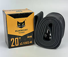 Велокамера . 20х2.125- 2.4 Black cat  Велосипедна камера, Камера для велосипеда