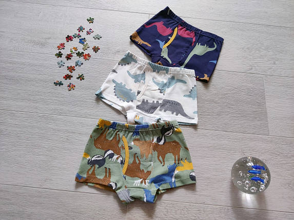 Труси боксери для хлопчика набір 3 пари від 2 до 10 років, арт. ТМ027, фото 1