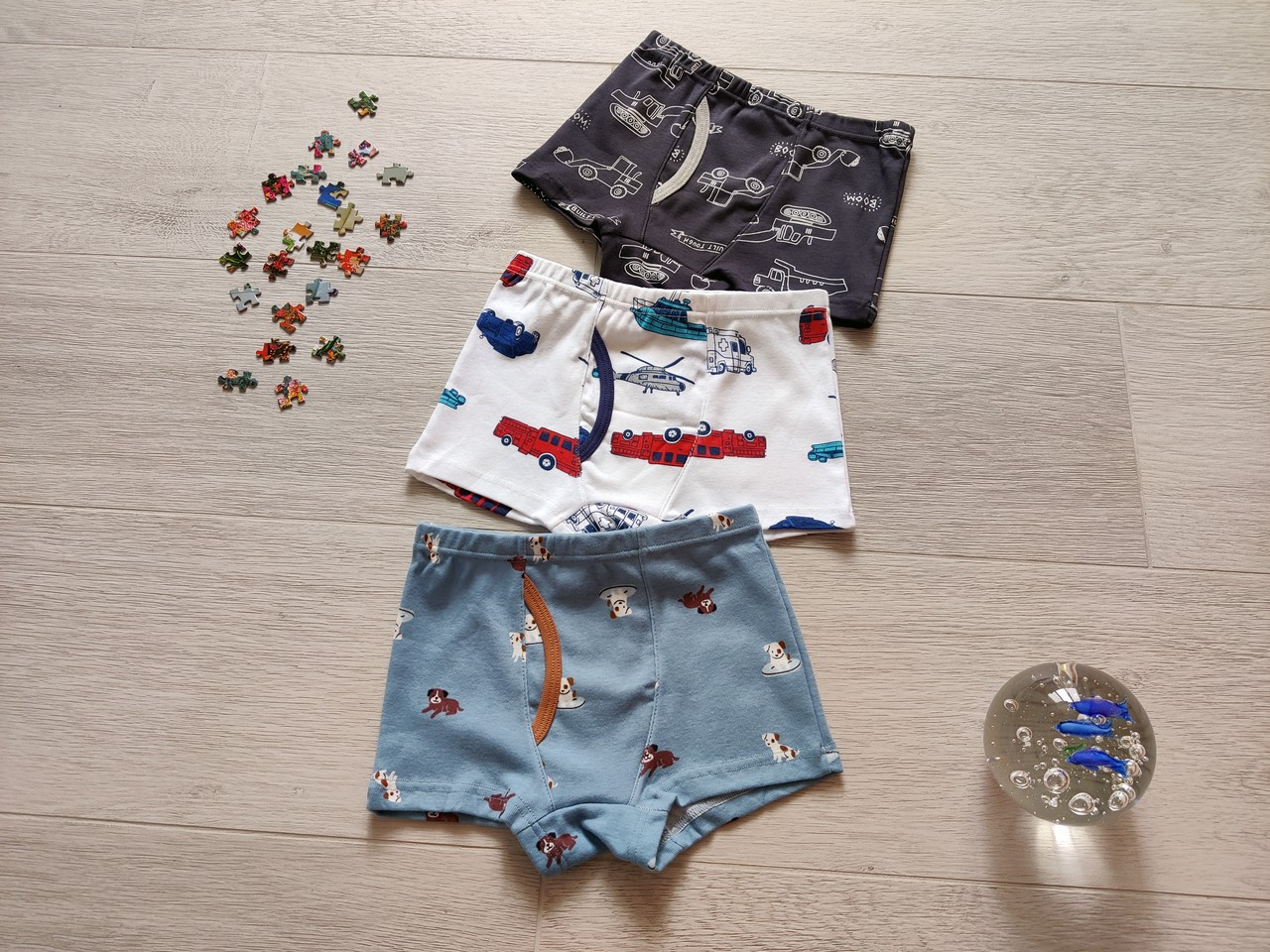 Дитячі трусики боксери на хлопчика 6-9 років набором з 3 пар, арт. ТМ029