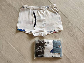 Дитячі трусики боксери на хлопчика 6-9 років набором з 3 пар, арт. ТМ029, фото 3