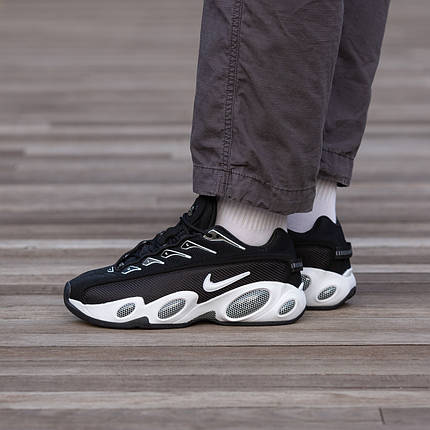 Чоловічі Кросівки Nike x NOCTA Drake Glide Black White / Найк НОКТА Дрейк Глайд Чорні з Білим, фото 1